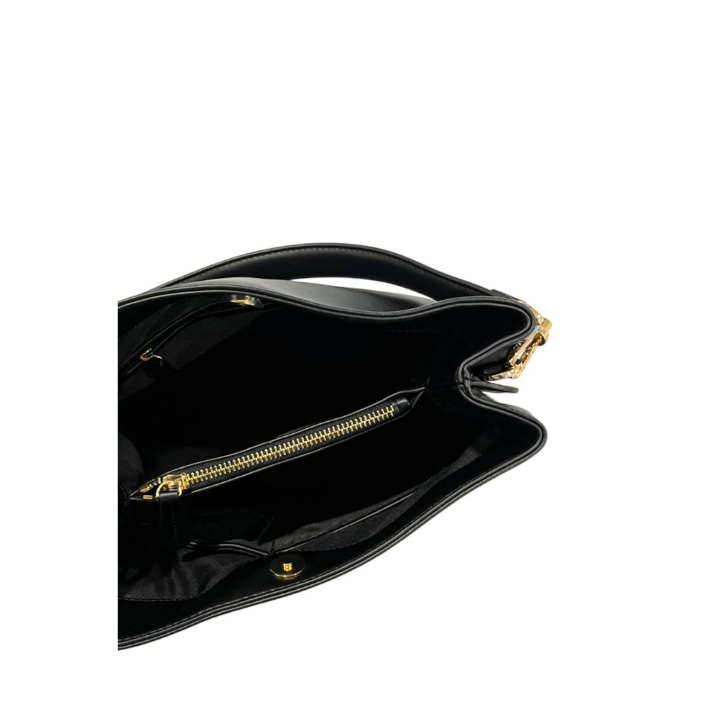 Borsa a tracolla da donna Twinset in PU nero