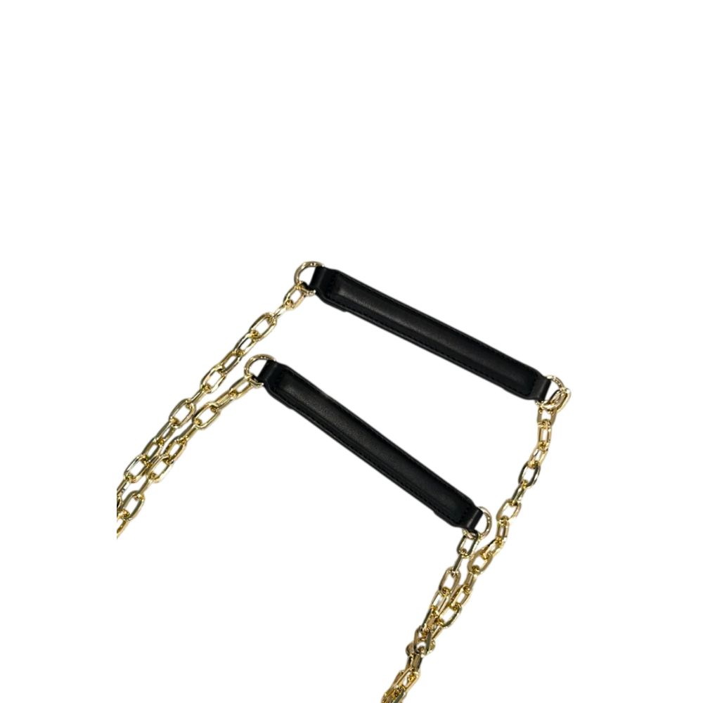 Borsa a tracolla da donna Twinset in PU nero