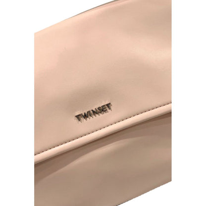 Borsa a mano da donna Twinset in PU rosa