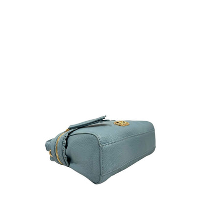Borsa a mano da donna Twinset in PU blu