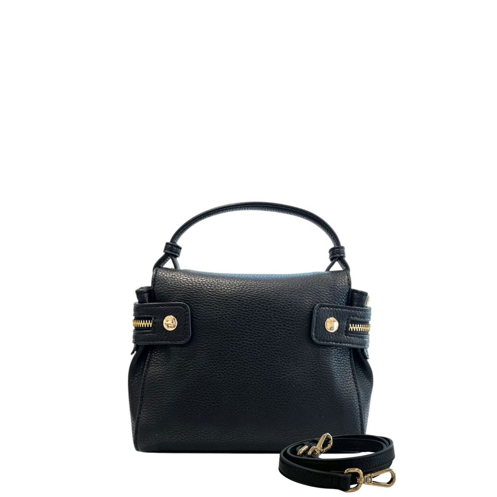 Borsa a mano da donna Twinset in PU nero