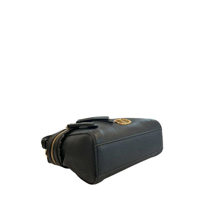 Borsa a mano da donna Twinset in PU nero