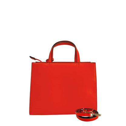 Borsa a mano da donna in similpelle arancione Twinset