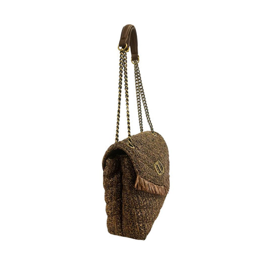 Borsa a tracolla da donna in polipropilene marrone Twinset