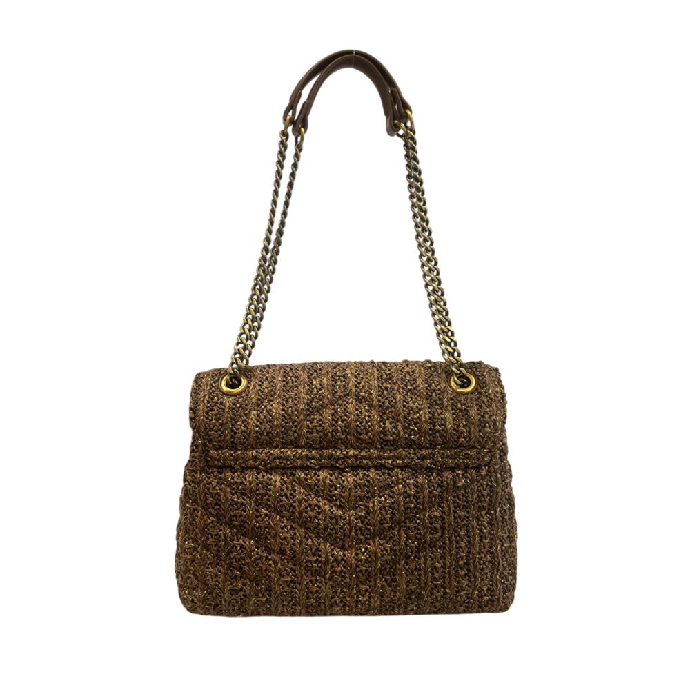 Borsa a tracolla da donna in polipropilene marrone Twinset