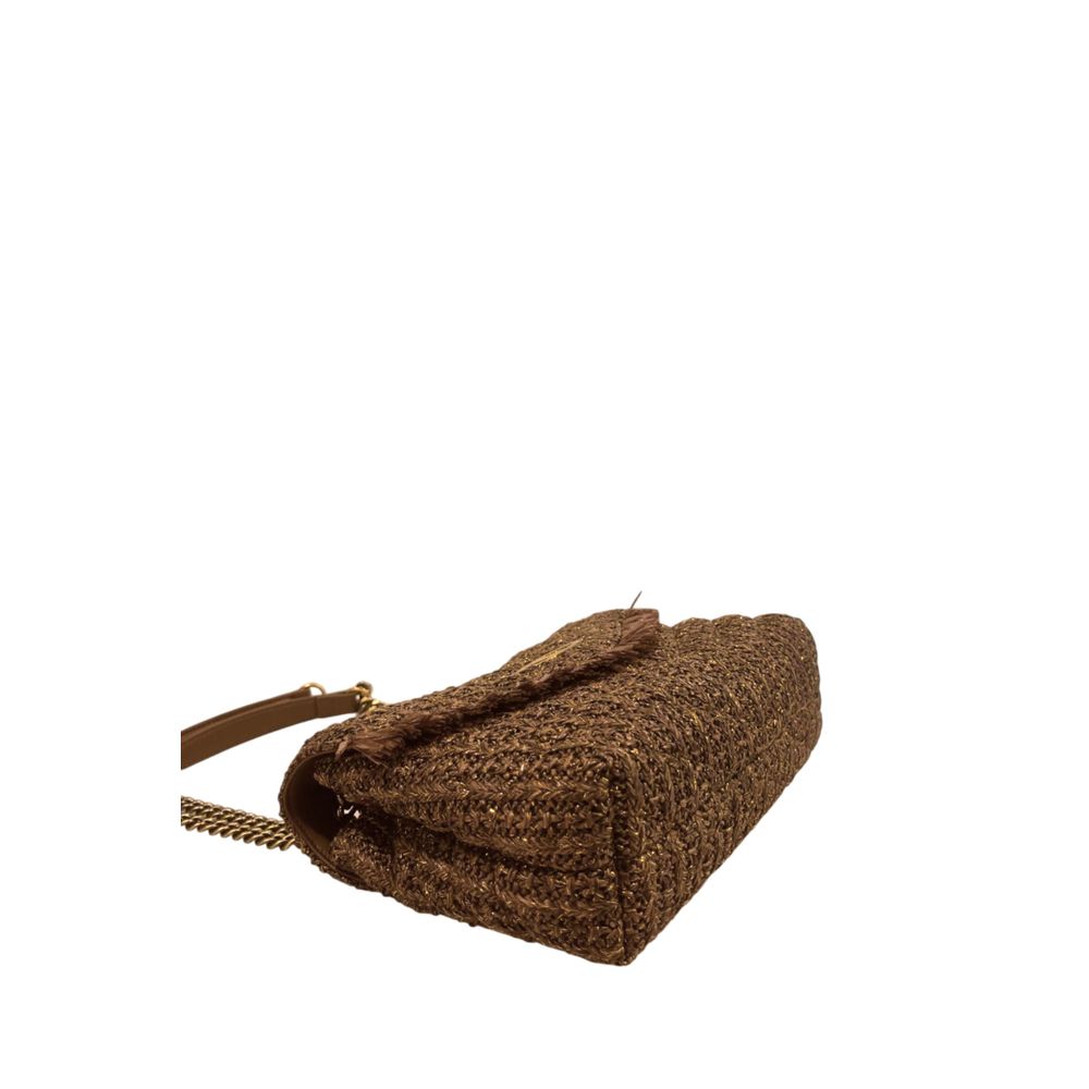 Borsa a tracolla da donna in polipropilene marrone Twinset