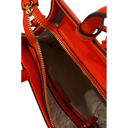 Borsa a mano da donna in similpelle arancione Twinset