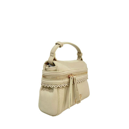 Borsa a tracolla Twinset in polietilene beige