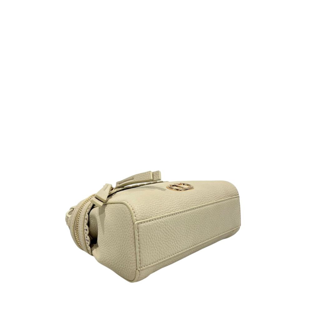 Borsa a tracolla Twinset in polietilene beige