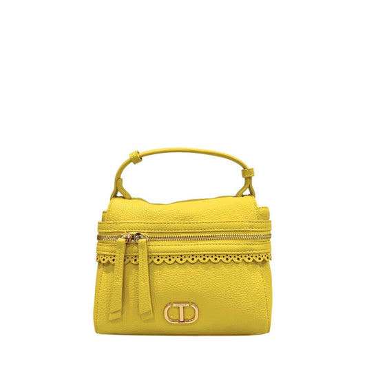 Borsa a tracolla in polietilene bicolore Twinset