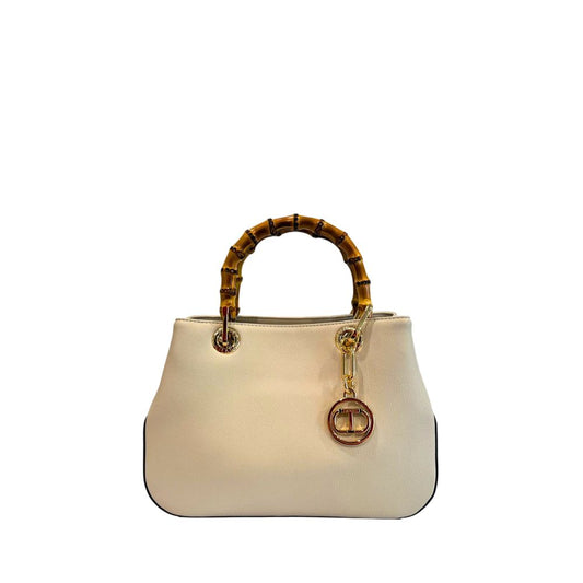 Borsa a mano da donna Twinset Beige PU