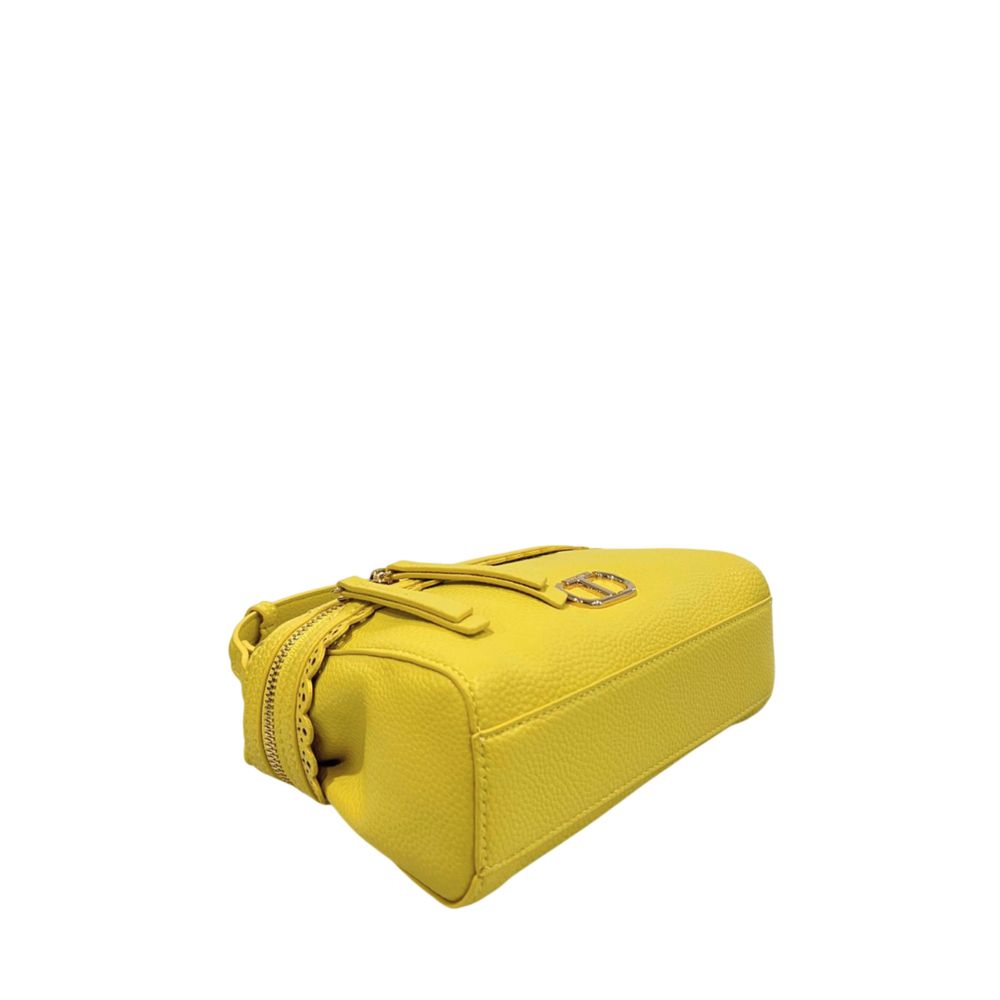Borsa a tracolla in polietilene bicolore Twinset