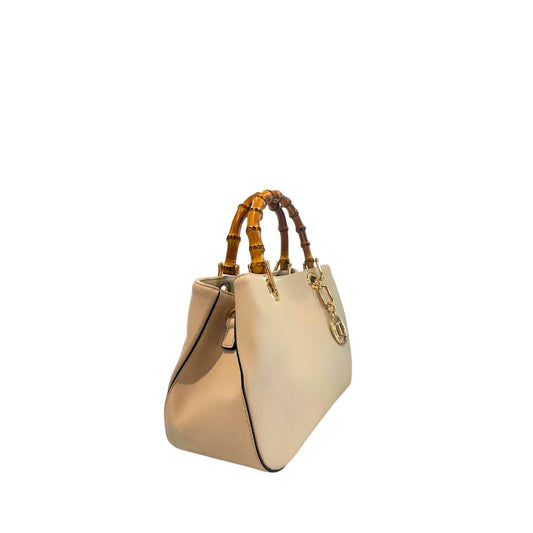 Borsa a mano da donna Twinset Beige PU