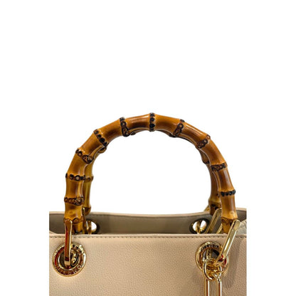 Borsa a mano da donna Twinset Beige PU