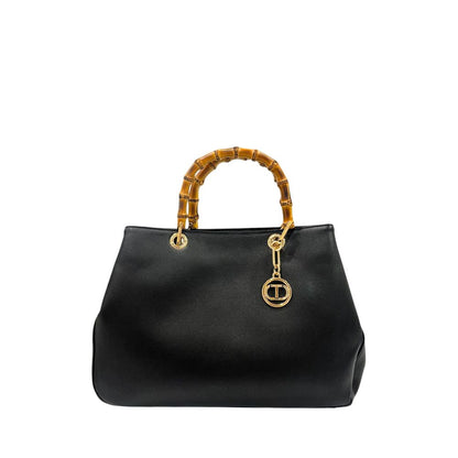 Borsa a mano da donna Twinset in PU nero