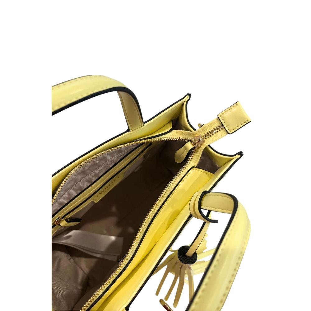 Borsa a tracolla in polietilene bicolore Twinset
