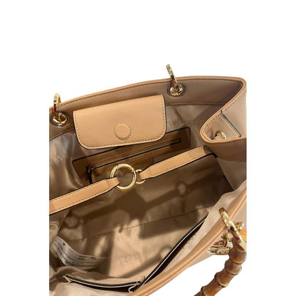 Borsa a mano da donna Twinset in PU marrone