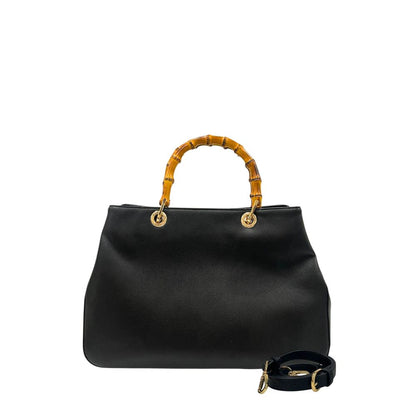 Borsa a mano da donna Twinset in PU nero