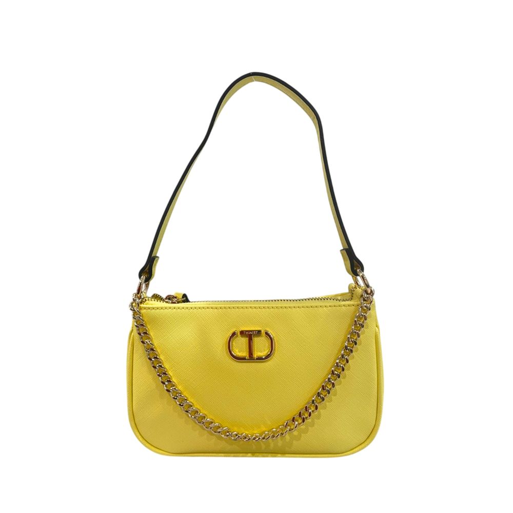 Borsa a tracolla Twinset in polietilene bicolore