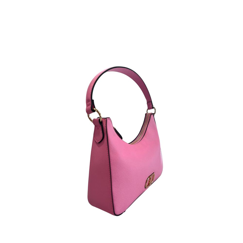 Borsa a tracolla da donna in PU rosa Twinset