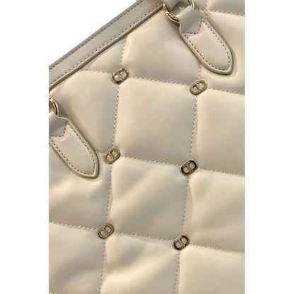 Borsa a tracolla Twinset in polietilene bianco