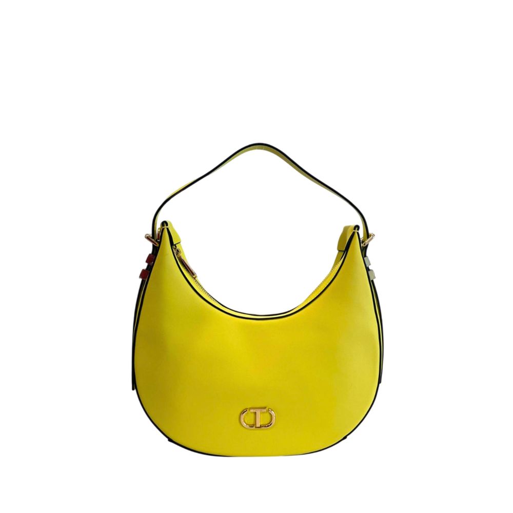 Borsa a tracolla Twinset in polietilene bicolore
