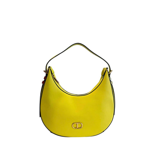 Borsa a tracolla Twinset in polietilene bicolore