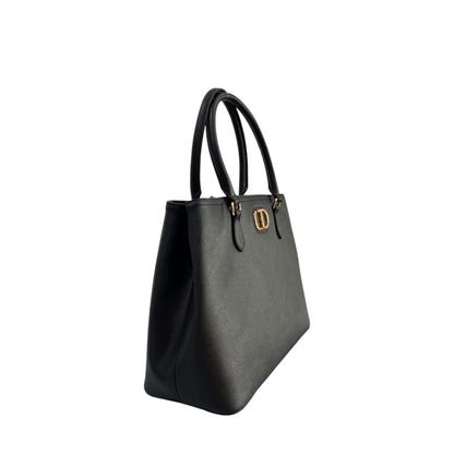 Borsa a tracolla da donna in poliuretano giallo Twinset
