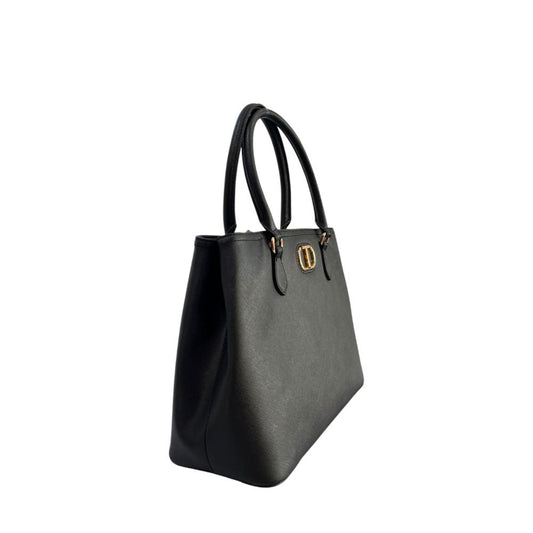 Borsa a tracolla da donna in poliuretano giallo Twinset