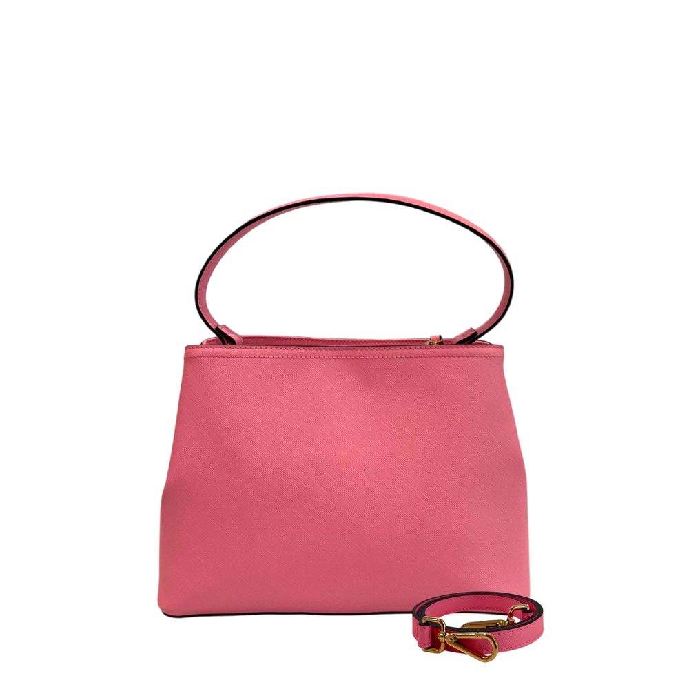 Borsa a mano da donna Twinset in PU rosa