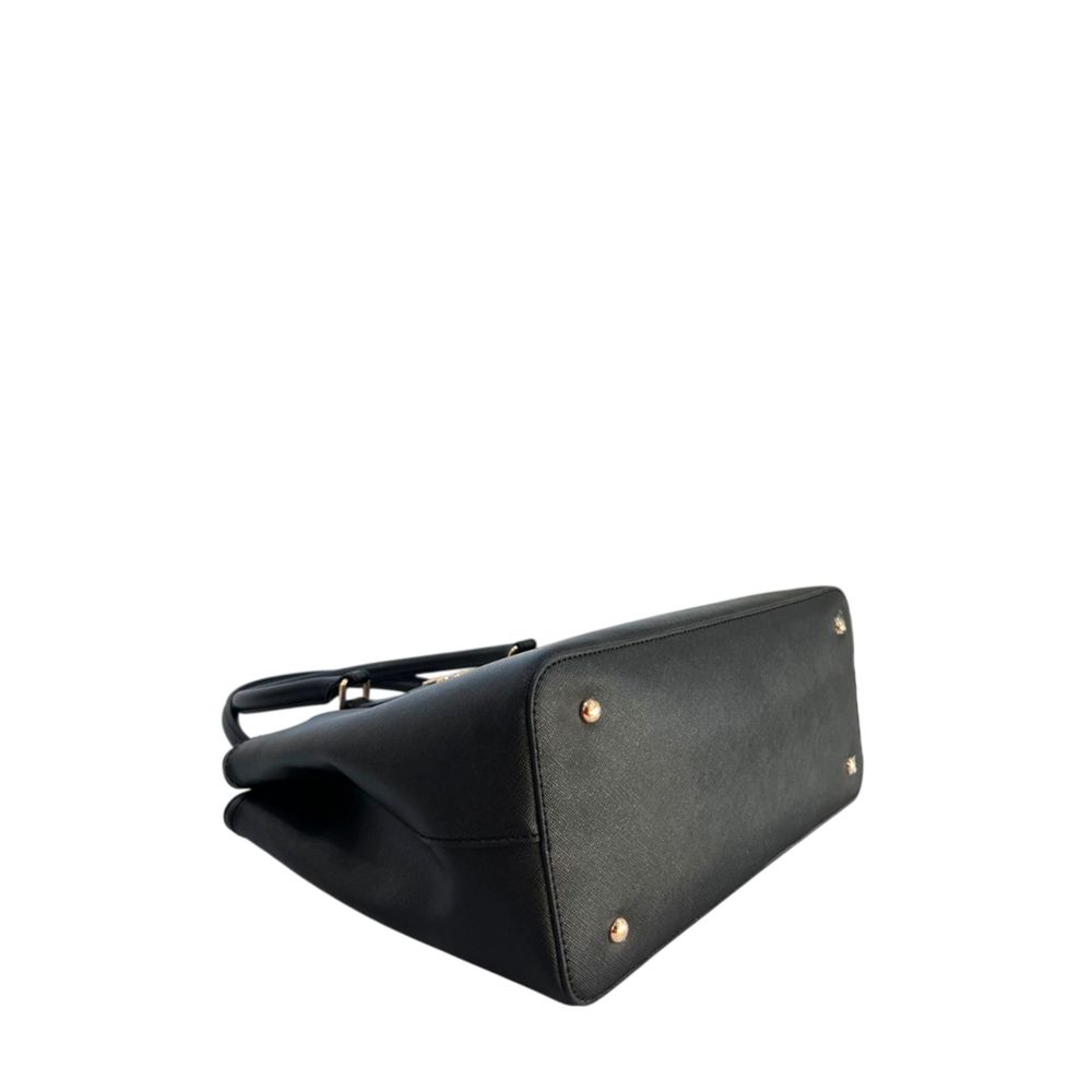 Borsa a tracolla da donna in poliuretano giallo Twinset