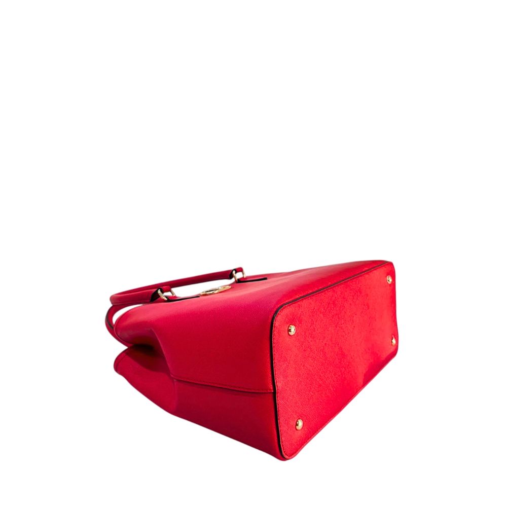 Borsa a mano da donna Twinset in PU bianco