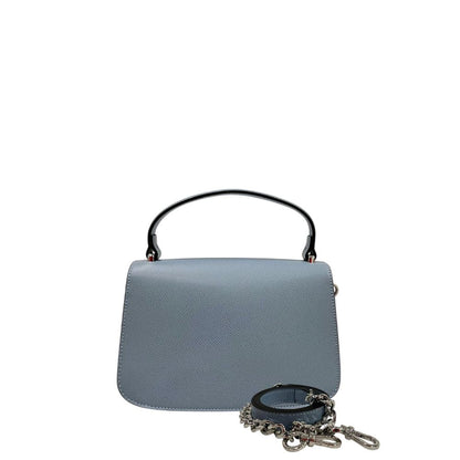 Borsa a mano da donna Twinset in PU blu