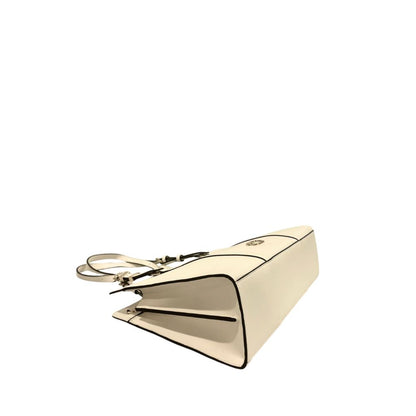 Borsa a tracolla da donna Twinset in PU bianco