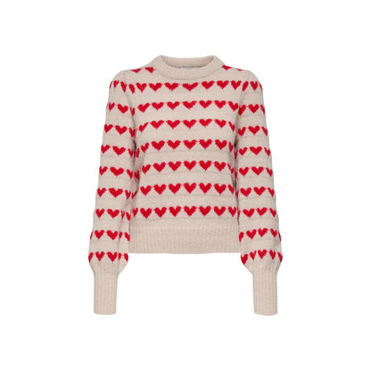 Jacqueline De Yong Beige Polyester Sweatshirt