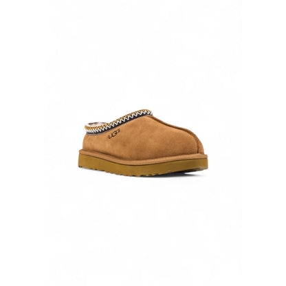 UGG Beige Leather Ankle Boots