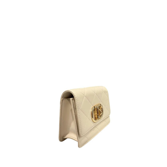 Twinset Beige PU Women Crossbody Bag