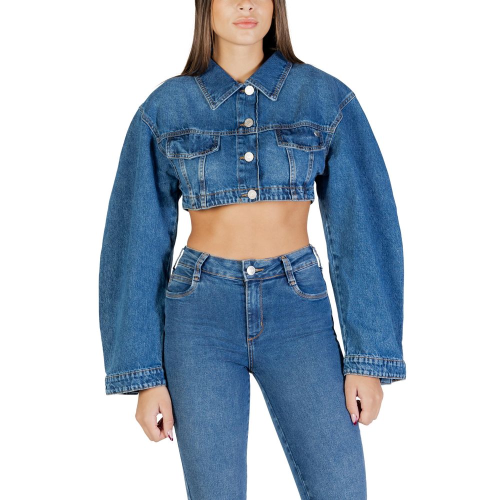 Colcci Blue Cotton Denim Jacket