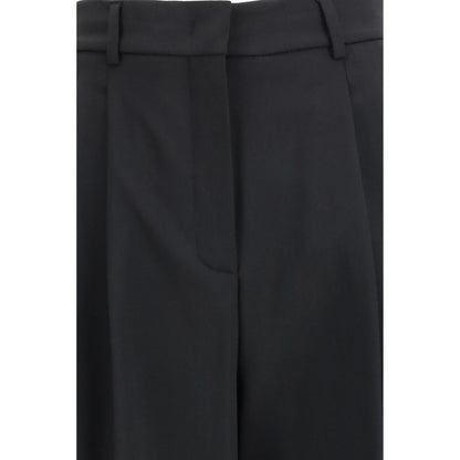 Max Mara Black Polyester Pants