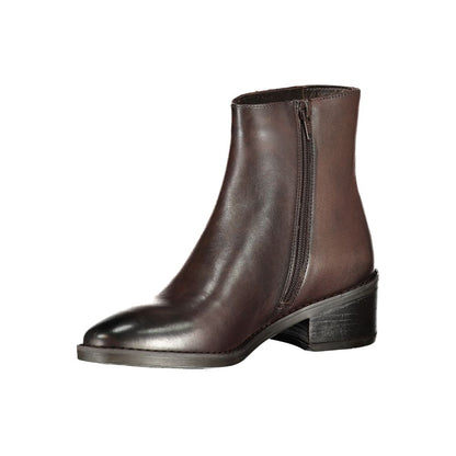 Cafenoir Marrone Leather Women Ankle Boot