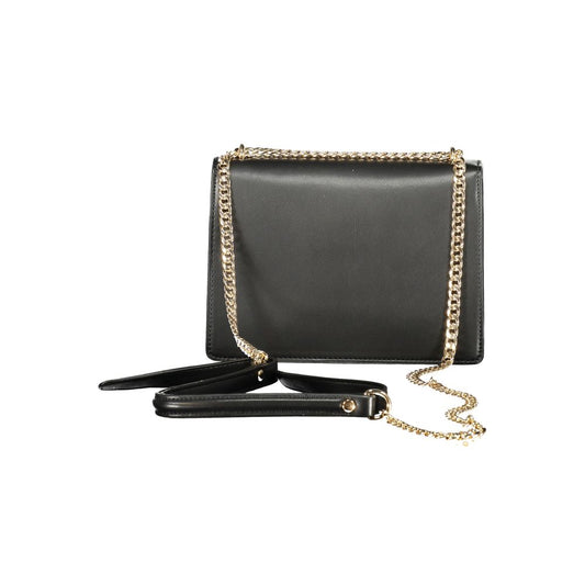 Cafenoir Black Polyurethane Women Shoulder Bag