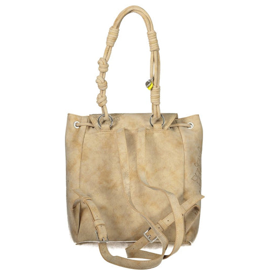 Desigual Beige Polyurethane Women's Backpack