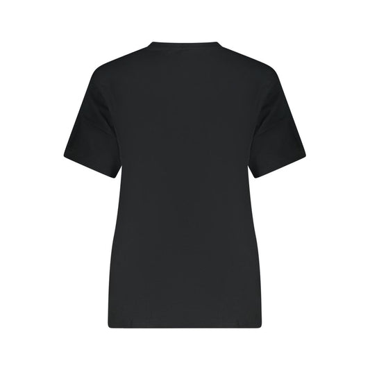 Converse Black Cotton Women's T-Shirt