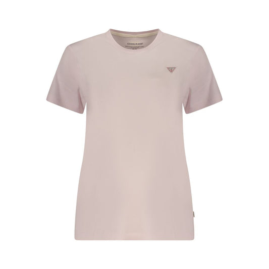 Guess Jeans Pink Cotton Women's T-Shirt