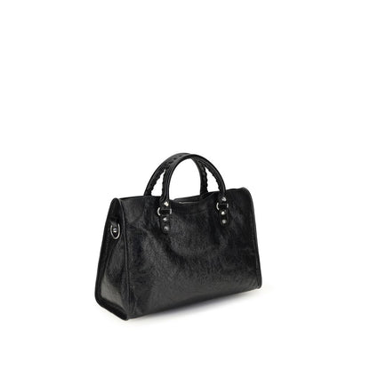Balenciaga Black Lamb Ovis Aries Aries Handbag