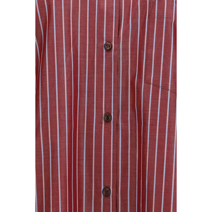 The Andamane Bordeaux Polyester Pattern Shirt