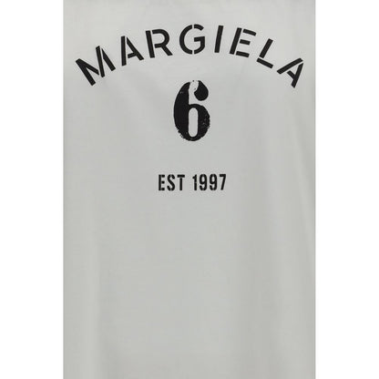 MM6 White Cotton Long Sleeve T-Shirt