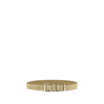 Valentino Garavani Beige Calf Leather Bos Taurus Belt