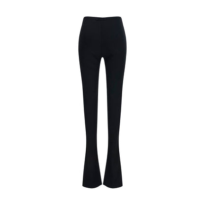Gucci Black Viscose Flared Pants