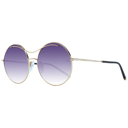 Ana Hickmann Gold Metal Sunglasses
